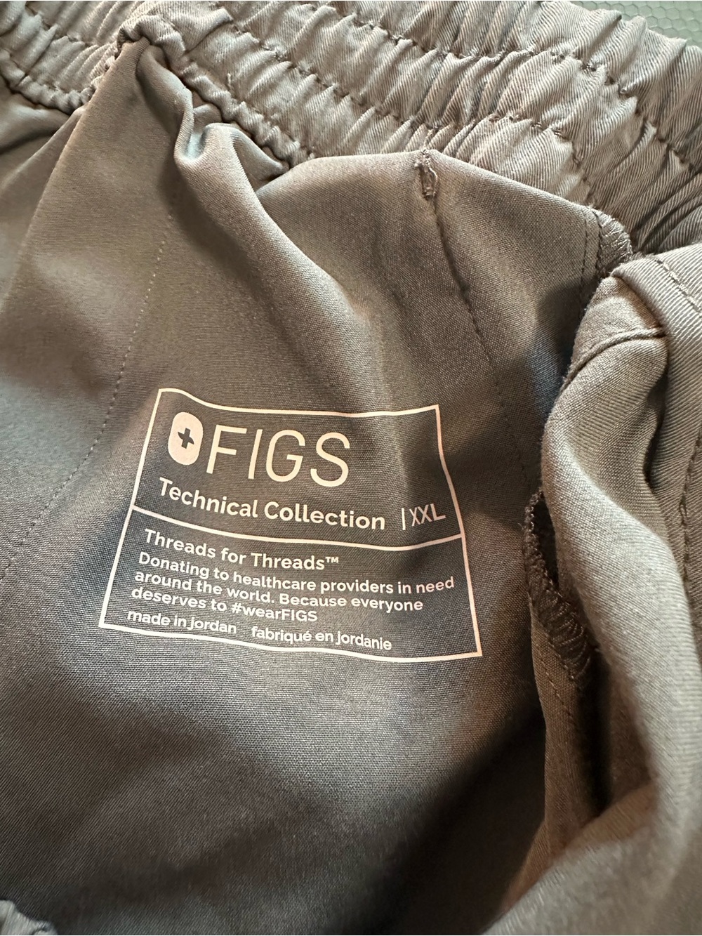 Figs uman jogger green teal string PO5620 size XXL - Picture 3 of 7